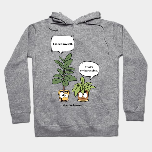 I Soiled Myself - Embarassed Hoodie by Suburban Worms 